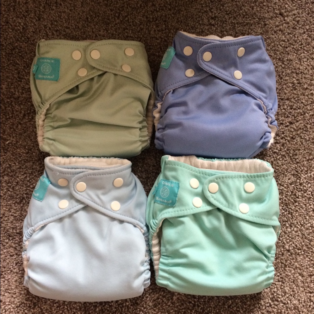 4 Charlie Banana Cloth Diapers